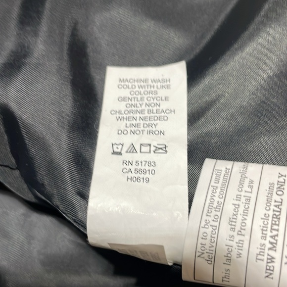 Maurices- Black/White/Pink 3/4 Puffer Vest Rose Gold Zipper Pulls -S #0091 - Picture 8 of 10